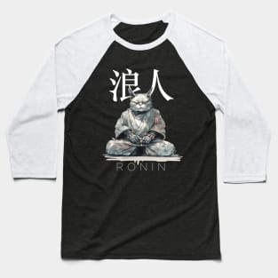 Ronin Cat Baseball T-Shirt